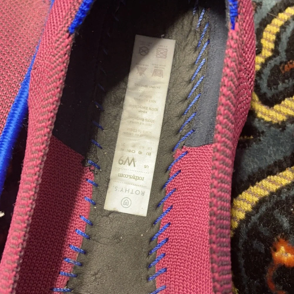 Magenta Rothy’s flats - Picture 3 of 5